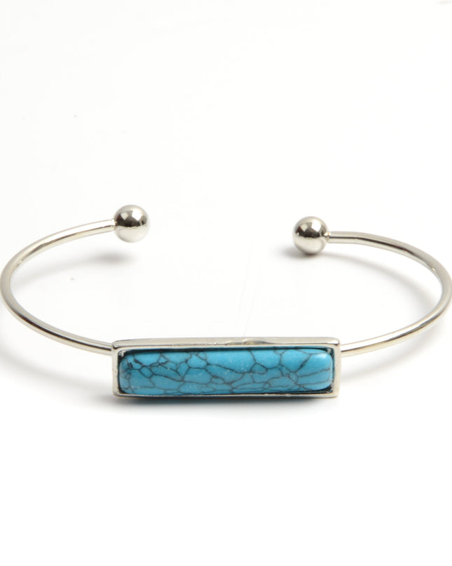 Bracelet en pierres précieuses - Rayé