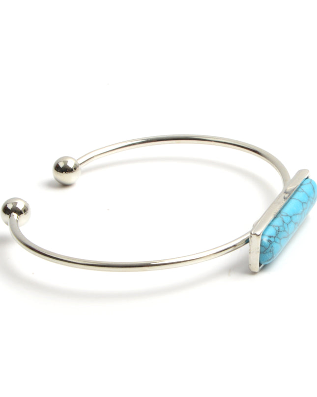 Bracelet en pierres précieuses - Rayé