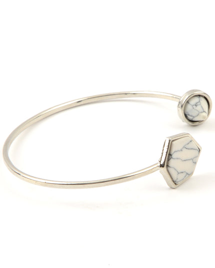 Bracelet en pierre précieuse - Blanc I