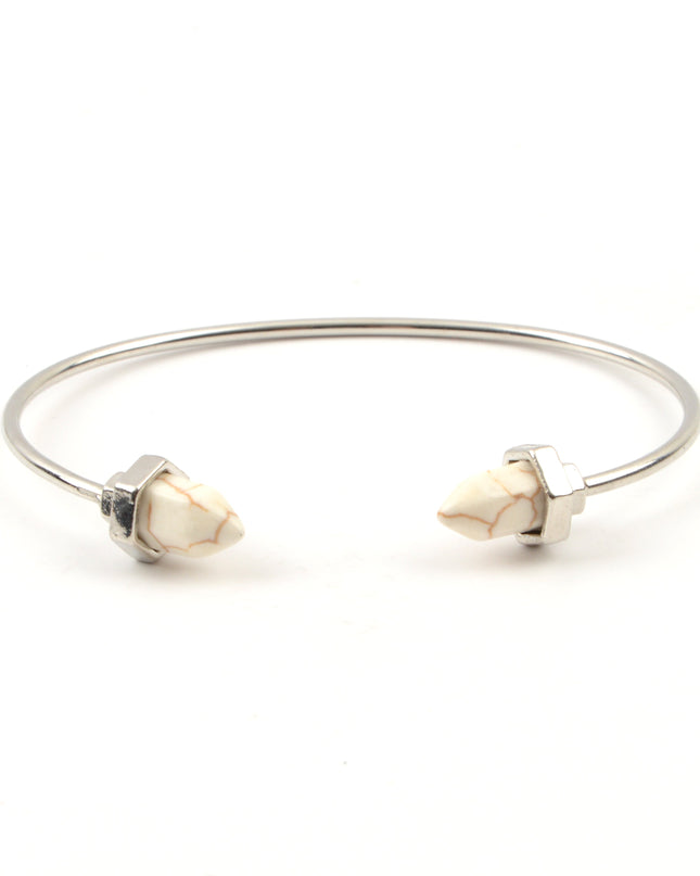 Bracelet en pierres précieuses - Blanc II