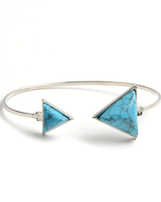 Bracelet en pierre précieuse - Triangle I
