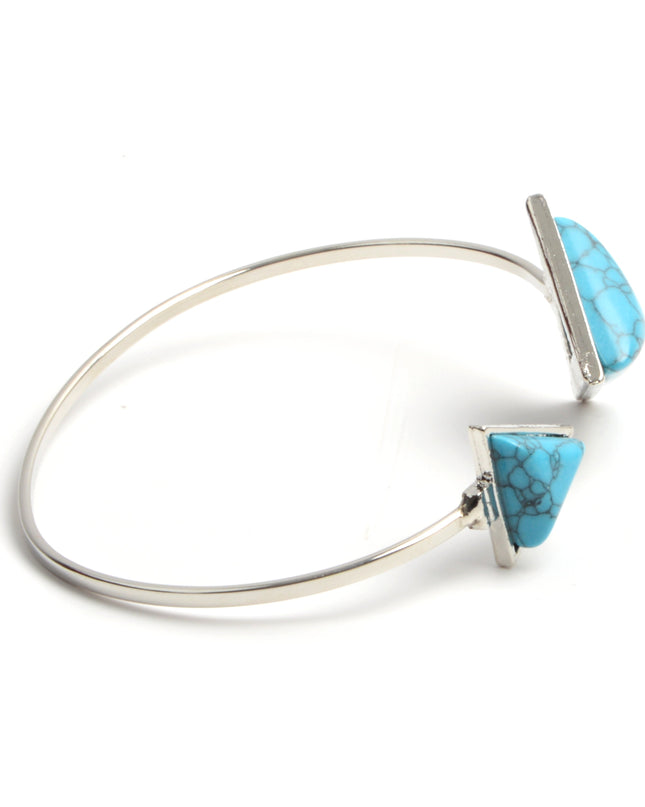 Bracelet en pierre précieuse - Triangle I