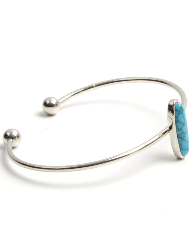 Bracelet en pierre précieuse - Ovale