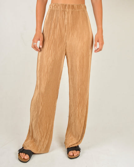 Pantalon en crêpe beige | Vêtement d'intérieur polyvalent