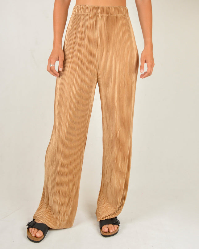 Pantalon en crêpe beige | Vêtement d'intérieur polyvalent