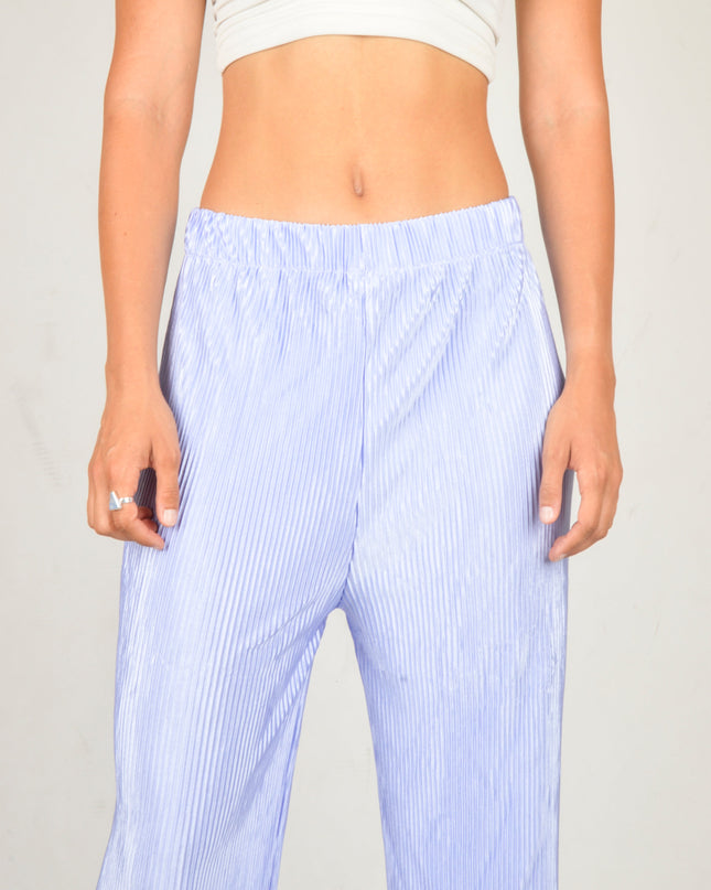 Pantalon en crêpe violet | Vêtement d'intérieur confortable et chic
