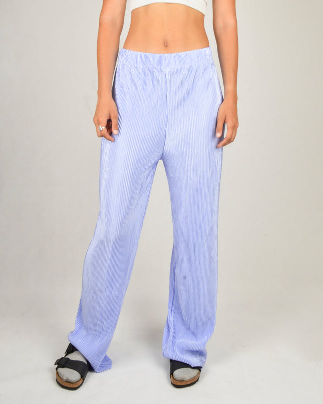 Pantalon en crêpe violet | Vêtement d'intérieur confortable et chic