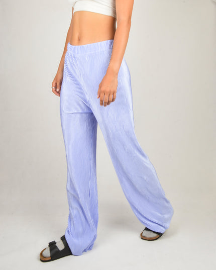 Pantalon en crêpe violet | Vêtement d'intérieur confortable et chic