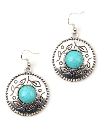 Boucles d'oreilles turquoise