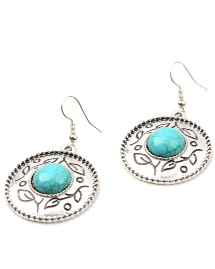 Boucles d'oreilles turquoise