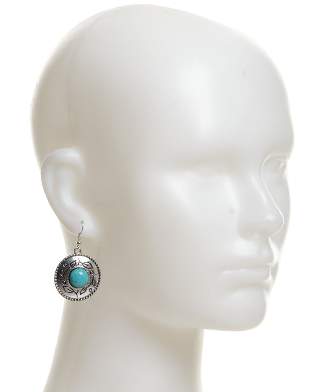 Boucles d'oreilles turquoise