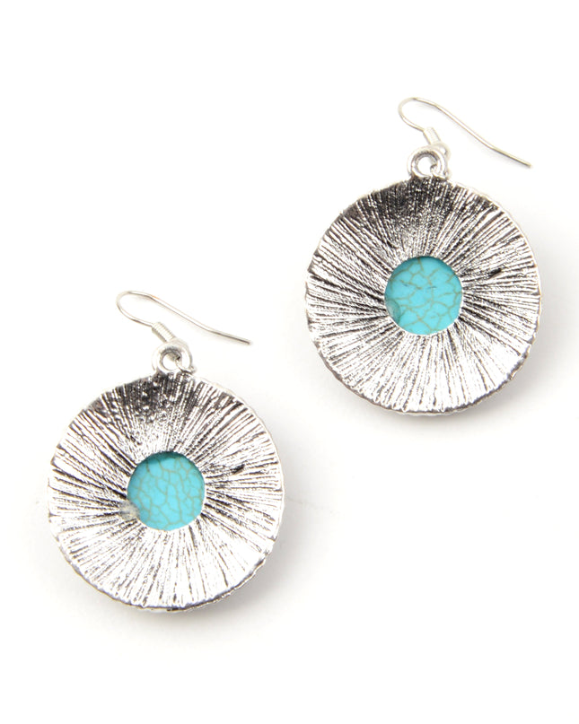 Boucles d'oreilles turquoise