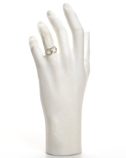 Bague en filigrane à chaîne