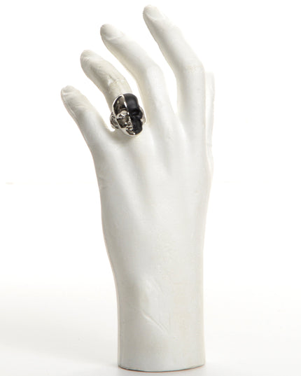 Bague chromée - Crâne I