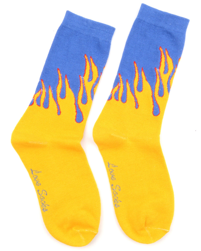 Chaussettes de Noël amusantes - Zokni Flame I Design