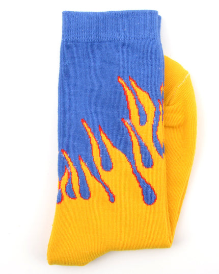 Chaussettes de Noël amusantes - Zokni Flame I Design
