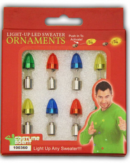 Décorations LED pour pulls de Noël