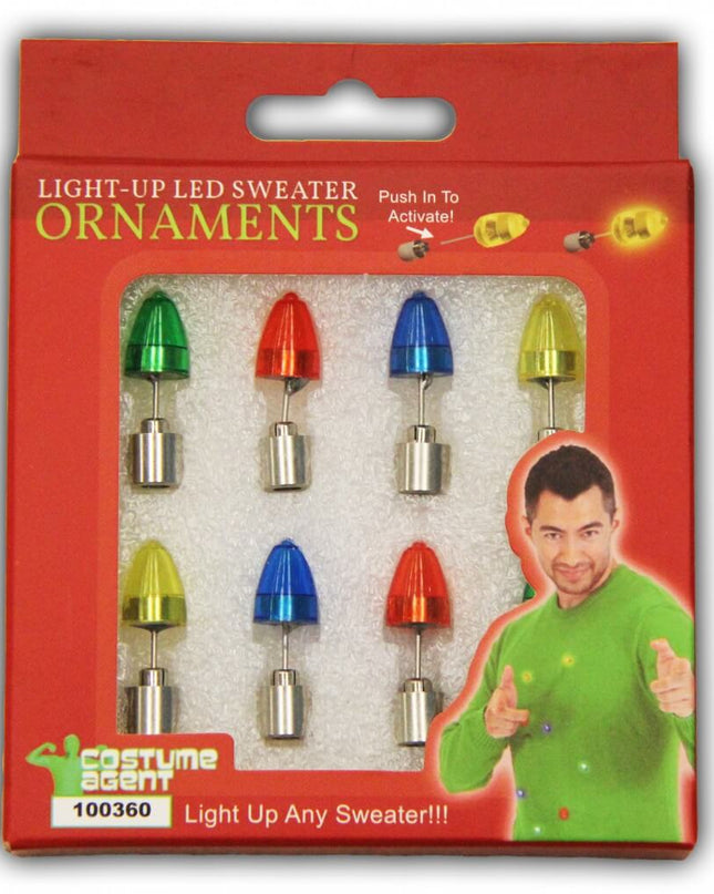 Décorations LED pour pulls de Noël