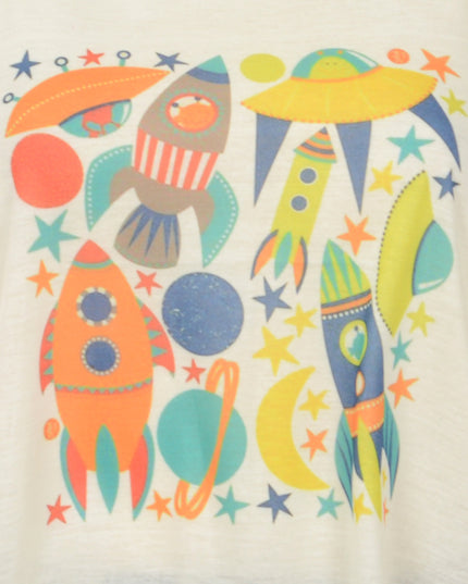 Débardeur ample - Motif fusées pour tous