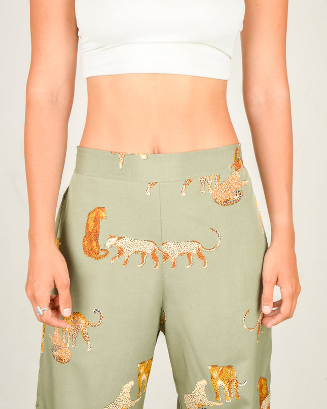 Pantalon léopard | Vêtements d'intérieur tendance pour tous