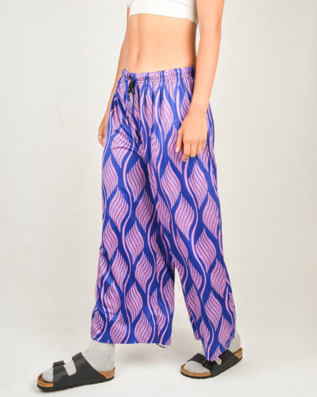 Pantalon Feuille - Bleu | Vêtement d'intérieur polyvalent