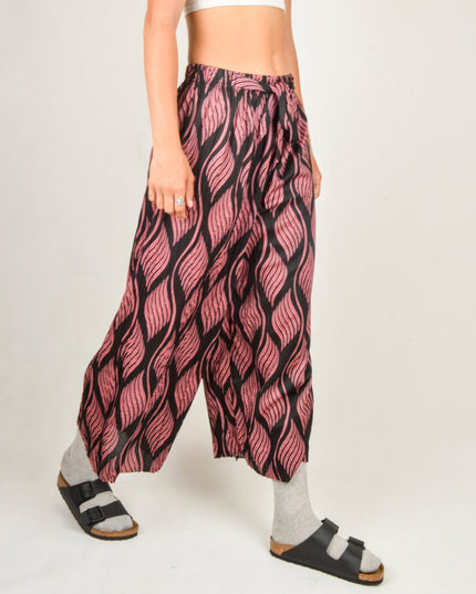 Pantalon Leaf - Vêtements d'intérieur mauve