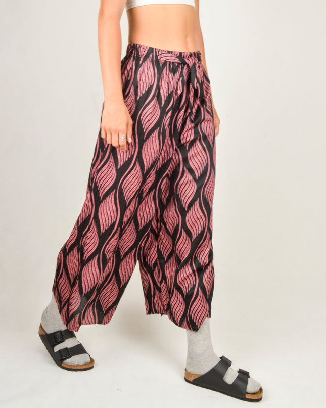 Pantalon Leaf - Vêtements d'intérieur mauve