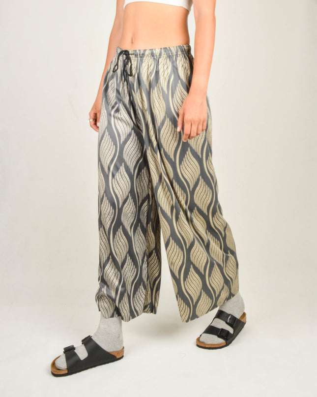 Pantalon Feuille - Gris | Vêtement d'intérieur élégant pour se détendre