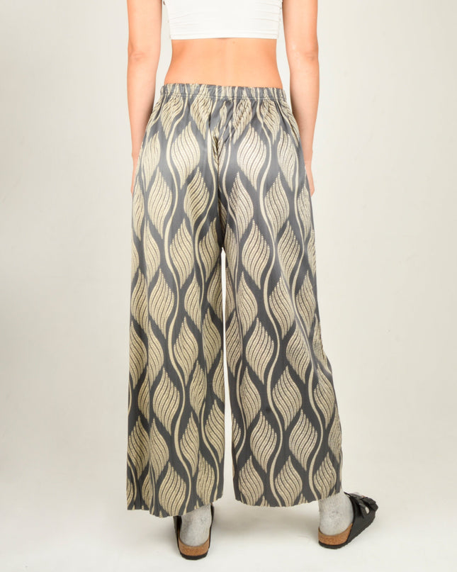 Pantalon Feuille - Gris | Vêtement d'intérieur élégant pour se détendre