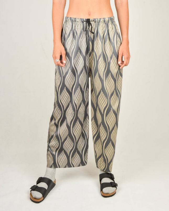 Pantalon Feuille - Gris | Vêtement d'intérieur élégant pour se détendre