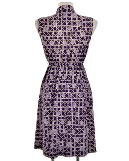 Robe vintage à carreaux | Mode classique des fêtes