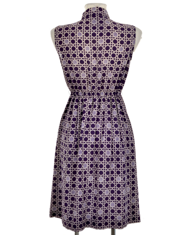 Robe vintage à carreaux | Mode classique des fêtes