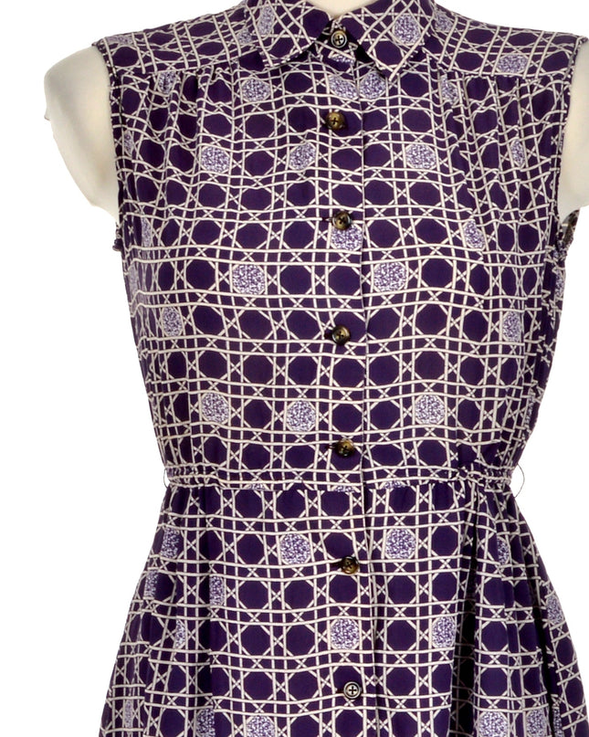 Robe vintage à carreaux | Mode classique des fêtes