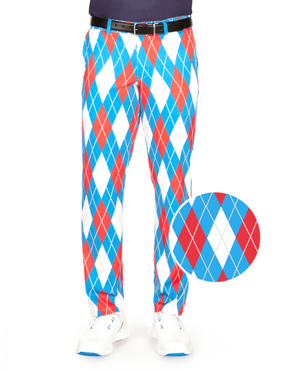 Men's American Argyle Golf Pants