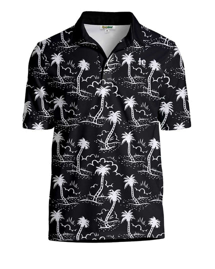 Men's Monochrome Moonlight Golf Polo