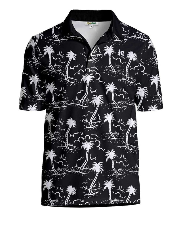 Men's Monochrome Moonlight Polo Shirt