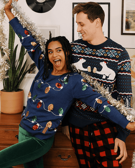 Men's Polar Bear Party Ugly Christmas Sweater