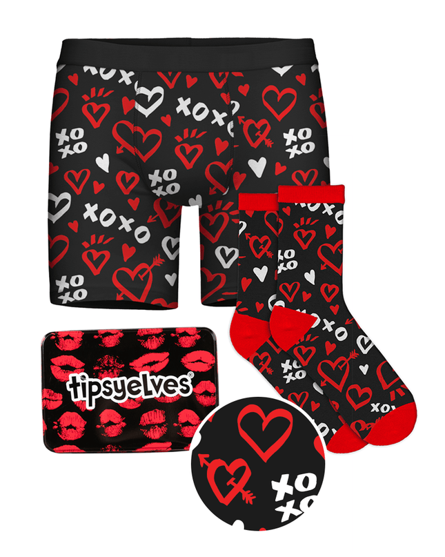 Men's XOXO Boxers & Socks Gift Set