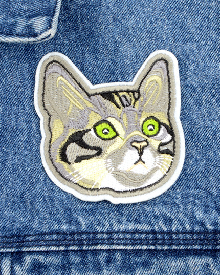 Écusson thermocollant - Chat pour tenues de Pâques