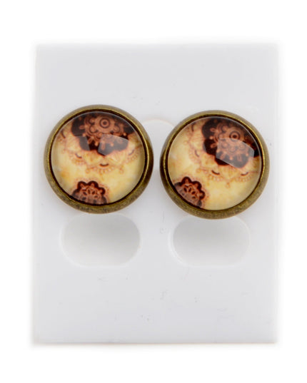 Boucles d'oreilles décoratives en dentelle