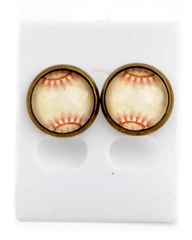 Boucles d'oreilles décoratives soleil