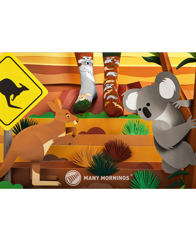 Many Mornings Zokni - Chaussettes de Noël amusantes Koality Time pour tous