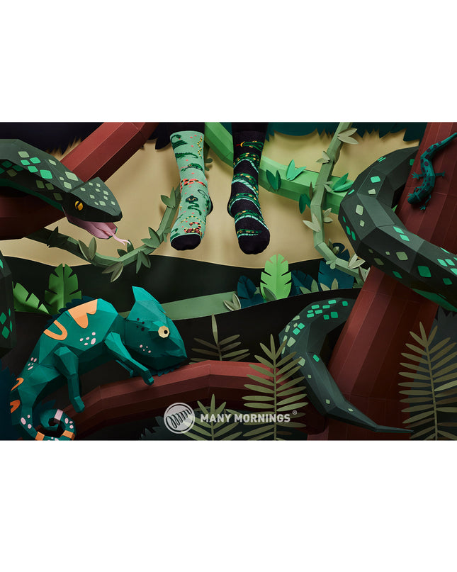 Chaussettes amusantes Many Mornings Zokni - Serpent sournois