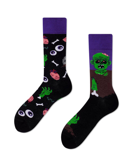 Many Mornings Zombie Socks