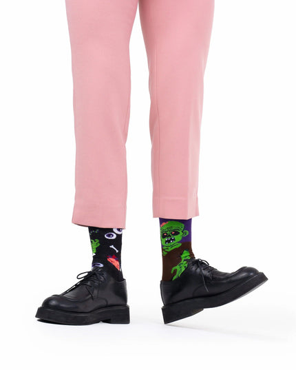 Chaussettes Many Mornings - Le motif zombie