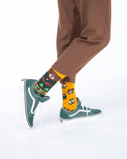 Chaussettes Many Mornings - Ours en peluche d'automne