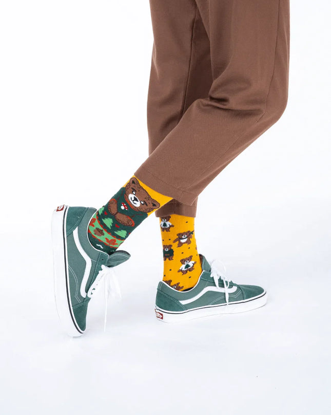 Chaussettes Many Mornings - Ours en peluche d'automne