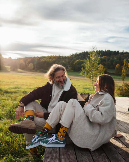 Chaussettes Many Mornings - Ours en peluche d'automne