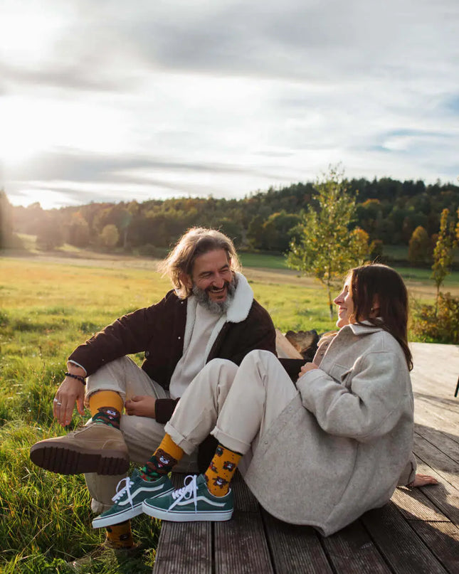 Chaussettes Many Mornings - Ours en peluche d'automne