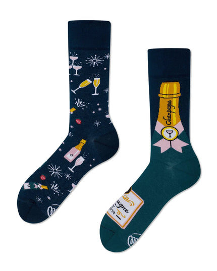 Champagne Shower Fun Socks by Many Mornings